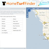 Bing Home Turf Finder by Deep Focus